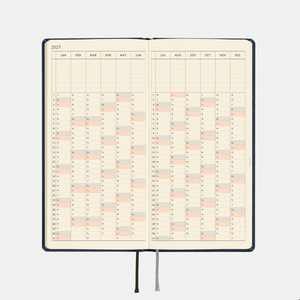 Hobonichi Techo 2027 Weeks MEGA Colors: Midnight Blue
