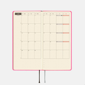 Hobonichi Techo 2027 Weeks Colors: Pink Sapphire