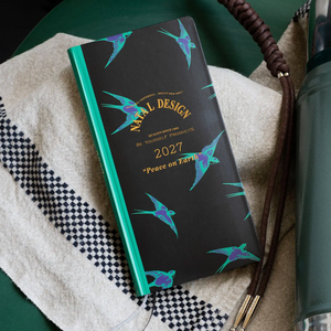 Hobonichi Techo 2027 Weeks Natal Design: Lucky Swallow
