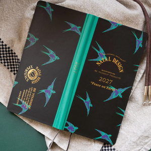 Hobonichi Techo 2027 Weeks Natal Design: Lucky Swallow