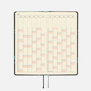 Hobonichi Techo 2027 Weeks Natal Design: Lucky Swallow