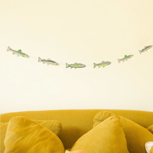 Tasty Anchovies Sewn Garland