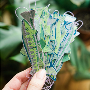 Tasty Anchovies Sewn Garland