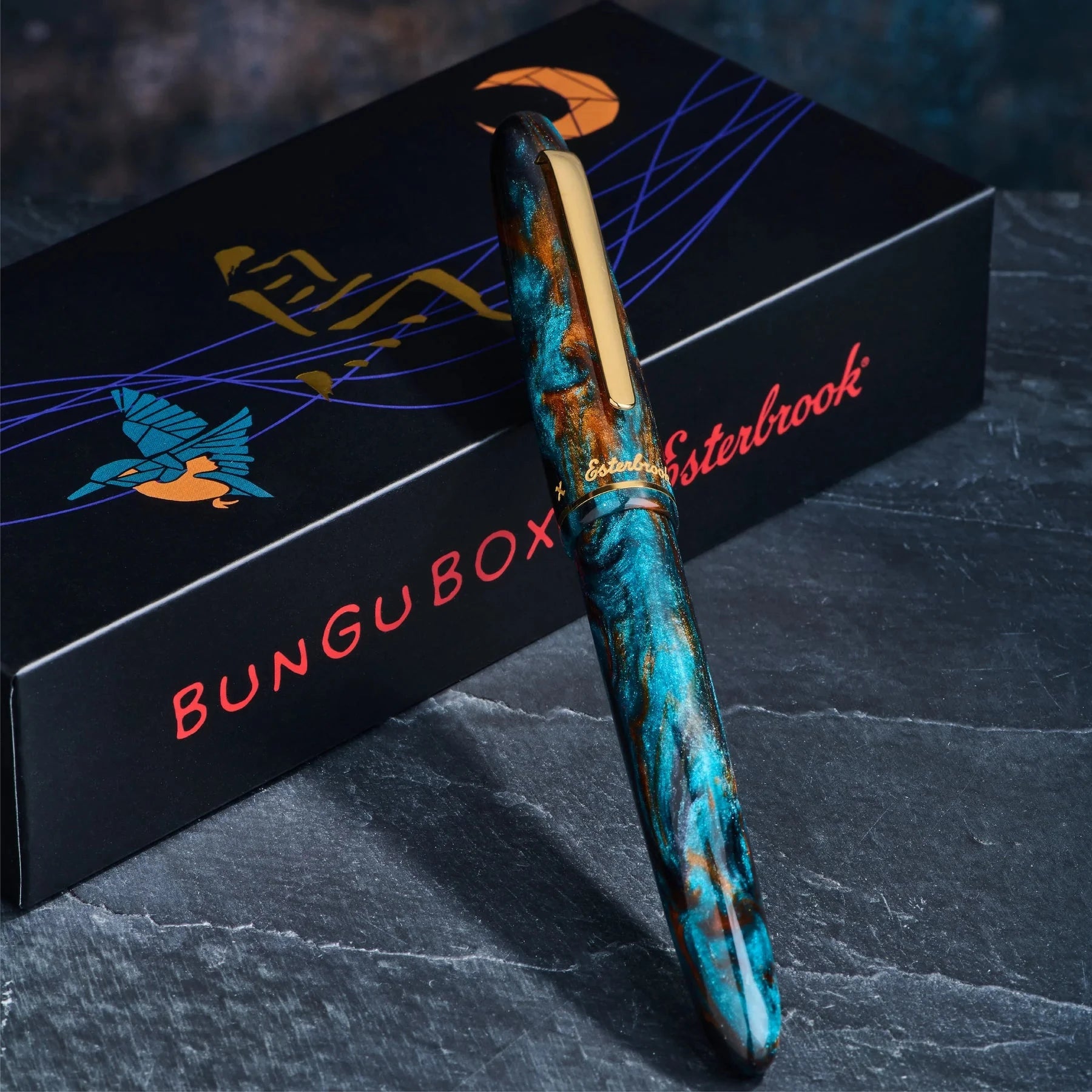Esterbrook x BUNGUBOX Kingfisher Edition Estie Fountain Pen Esterbrook 