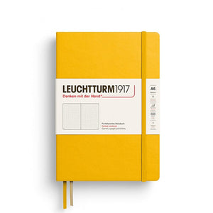 A5 Medium Notebook - Hardcover Notebook Leuchtturm1917 Sunflower Dotted 