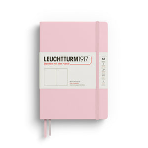 A5 Medium Notebook - Hardcover Notebook Leuchtturm1917 Powder Blank 