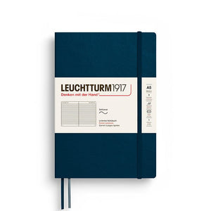 A5 Medium Notebook - Softcover Notebook Leuchtturm1917 Deep Sea Lined 