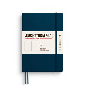 A5 Medium Notebook - Softcover Notebook Leuchtturm1917 Deep Sea Blank 