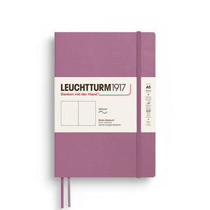 A5 Medium Notebook - Softcover Notebook Leuchtturm1917 Dusty Rose Blank 