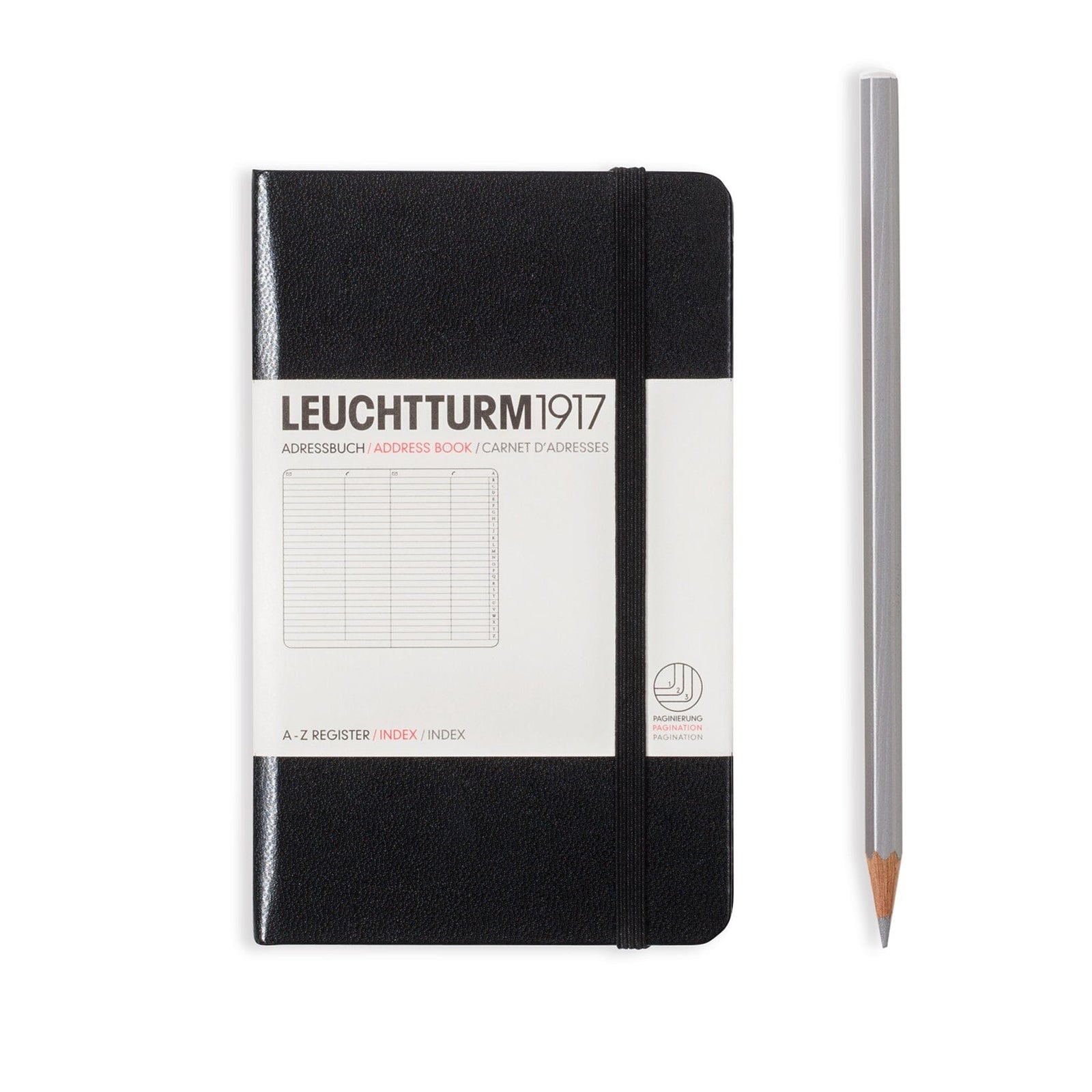 A6 Pocket Address Book Address Book Leuchtturm1917 Black 