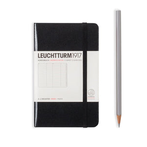 A6 Pocket Address Book Address Book Leuchtturm1917 Black 