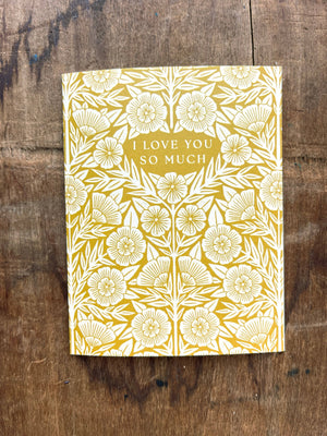 "I Love You So Much," Greeting Card Greeting Card Katharine Watson 