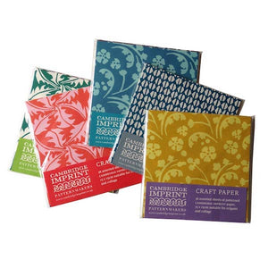 Packet assorted craft paper (36 sheets) Collage Paper Cambridge Imprint 