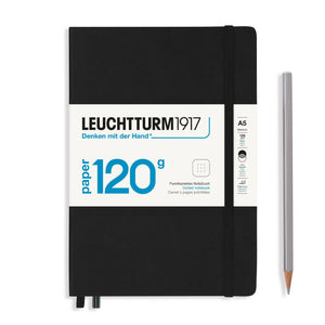 120g Notebook Edition, Medium, 203 p. Notebook LEUCHTTURM1917 Black Dotted 