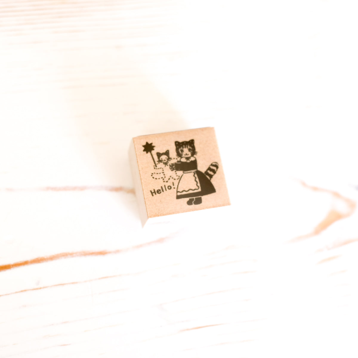 Aiko Fukawa Rubber Stamp - Hello!