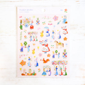 Aiko Fukawa Sticker Sheet Sticker Hyogensha Rabbit Garden 