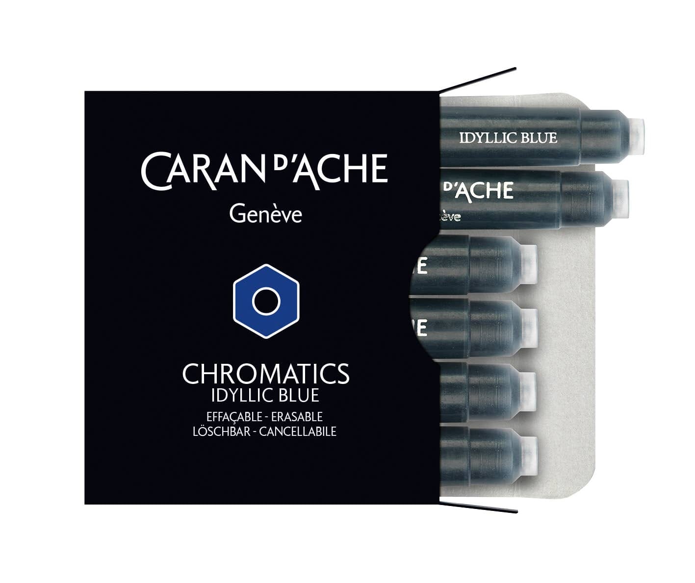Caran d'Ache Ink Cartridge Box Ink Cartridge Caran d'Ache Cosmic Black 