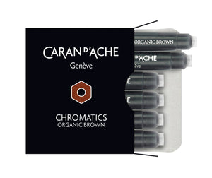 Caran d'Ache Ink Cartridge Box Ink Cartridge Caran d'Ache Organic Brown 