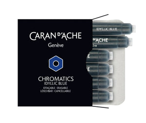 Caran d'Ache Ink Cartridge Box Ink Cartridge Caran d'Ache Idyllic Blue 