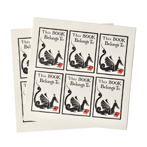 Twelve Bookplates Dragon