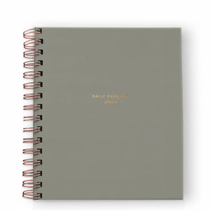 Daily Overview Planner | Assorted Colors // Undated Planner Ramona & Ruth Light Sage 