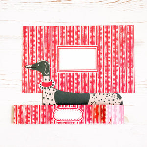 Giant Mantelpiece Menagerie Card: The Dog Greeting Card Cambridge Imprint 