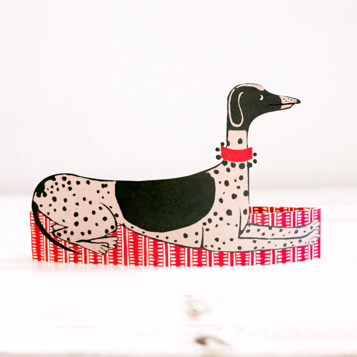 Giant Mantelpiece Menagerie Card: The Dog Greeting Card Cambridge Imprint 