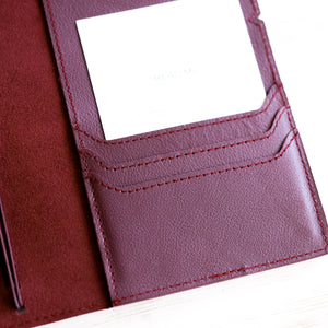Genuine Leather Travel Notebook Cover: A5 Slim