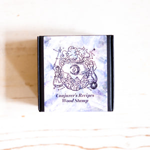 Conjurer's Recipes Wood Stamp