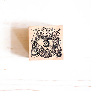Conjurer's Recipes Wood Stamp