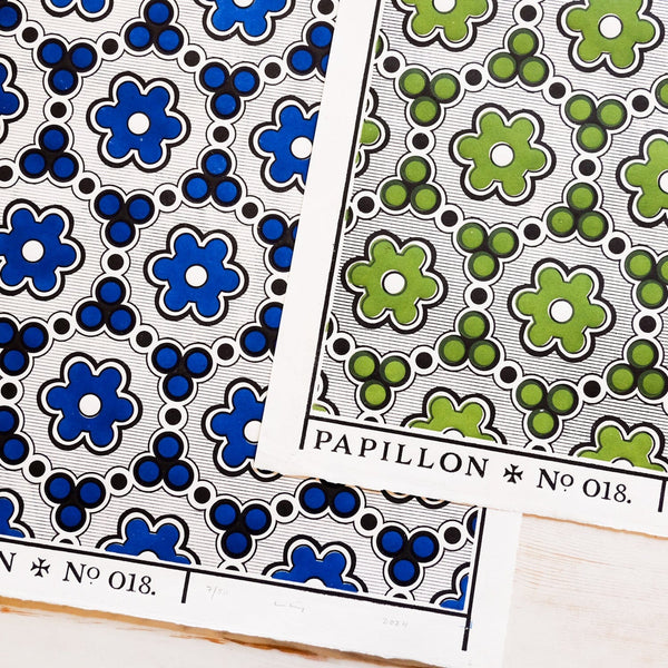 Daisy Block Print - Papillon Press
