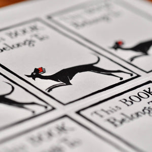 Twelve Bookplates Dog