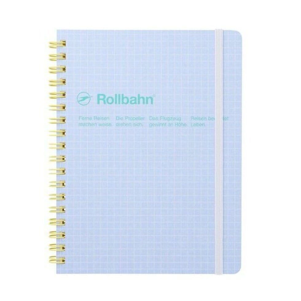 Delfonics Rollbahn Notebook - Pocket Memo Notebook Rollbahn Metallic White 