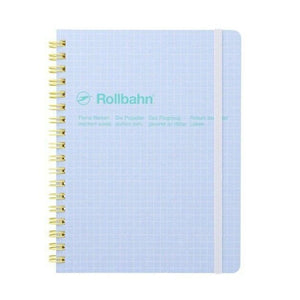 Delfonics Rollbahn Notebook - Pocket Memo Notebook Rollbahn Light Blue 