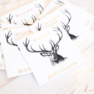 Deer Holiday Card Box Set Greeting Card Papillon Press 