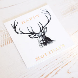 Deer Holiday Card Greeting Card Papillon Press 