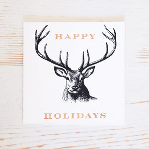 Deer Holiday Card Box Set Greeting Card Papillon Press 