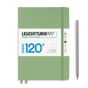 120g Notebook Edition, Medium, 203 p. Notebook LEUCHTTURM1917 Sage Plain 