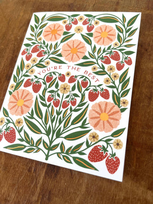 "You're The Best," Greeting Card Greeting Card Katharine Watson 