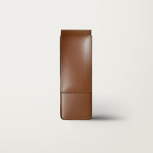 Leather Fountain Pen Case - Three Pens