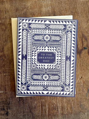 "To The Greatest Dad" Greeting Card Greeting Card Katharine Watson 