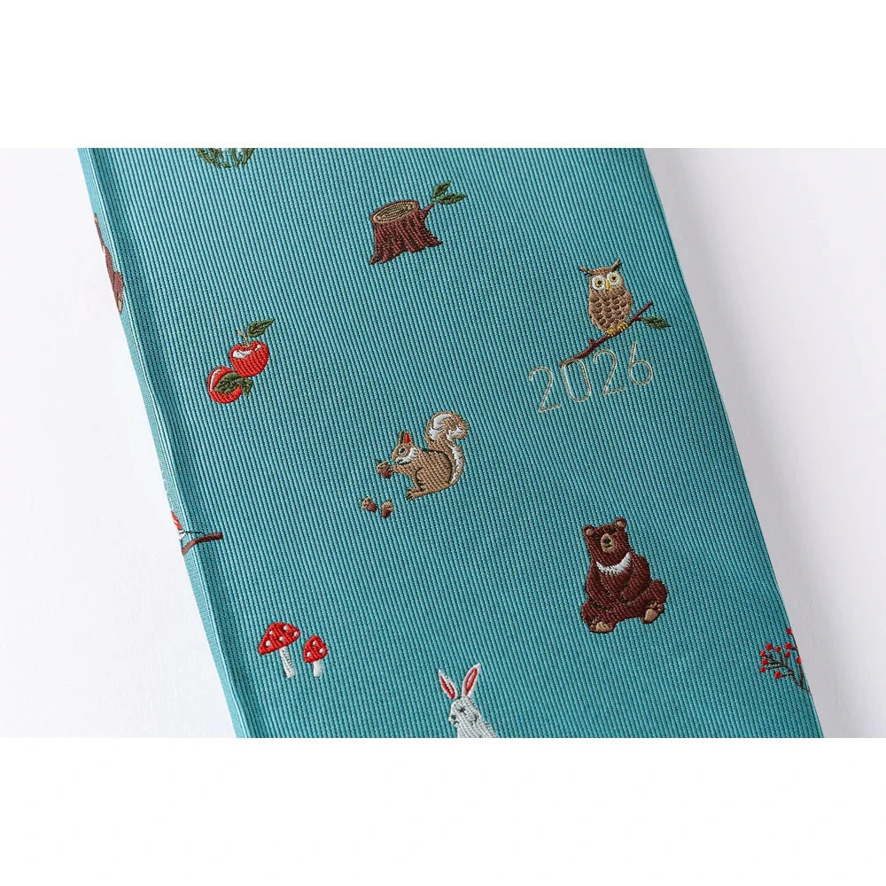 Hobonichi Techo 2026 Weeks: Bow & Tie: In the Forest Planner Hobonichi 