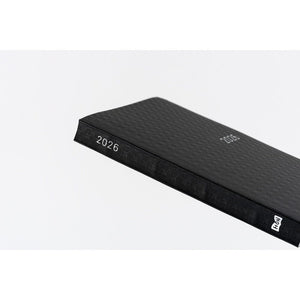 Hobonichi Techo 2026 HON A6: Paper Series: Black Gingham Planner Hobonichi 