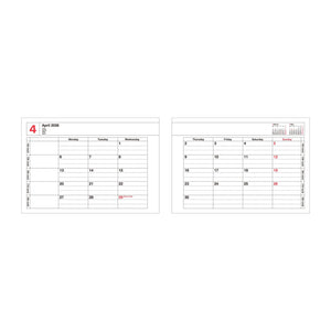 Notebook Calendar 2027 – Monthly Planner with Notes B7, XS Planner MARK'S Inc. 