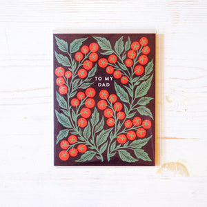 "To My Dad" Greeting Card Greeting Card Katharine Watson 