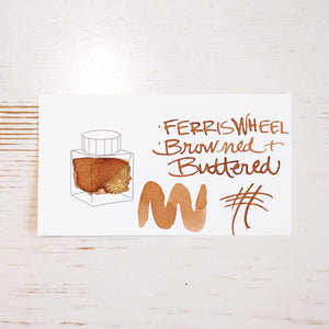 38 ml - Browned and Buttered Bottled Ink Ferris Wheel Press 
