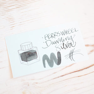 FWP x LOTR - Dawning Silver - 28ml Bottled Ink Ferris Wheel Press 