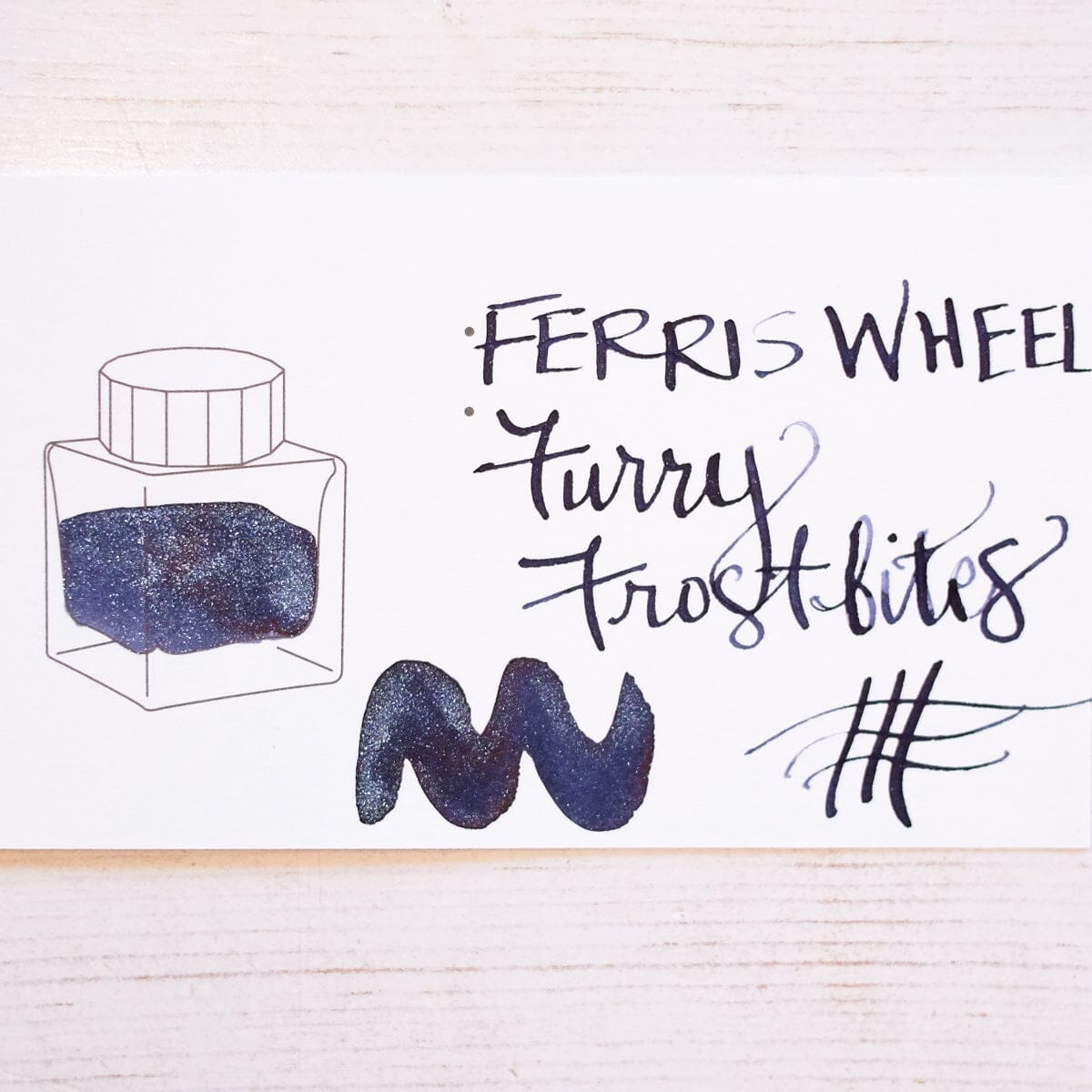 FerriTales - Bestiary Series - Furry Frostbites Bottled Ink Ferris Wheel Press 