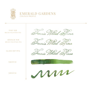 FerriTales - The Beauty and the Beast - Emerald Gardens Bottled Ink Ferris Wheel Press 