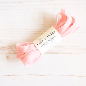 Flax & Twine 3/8" Velvet Ribbon